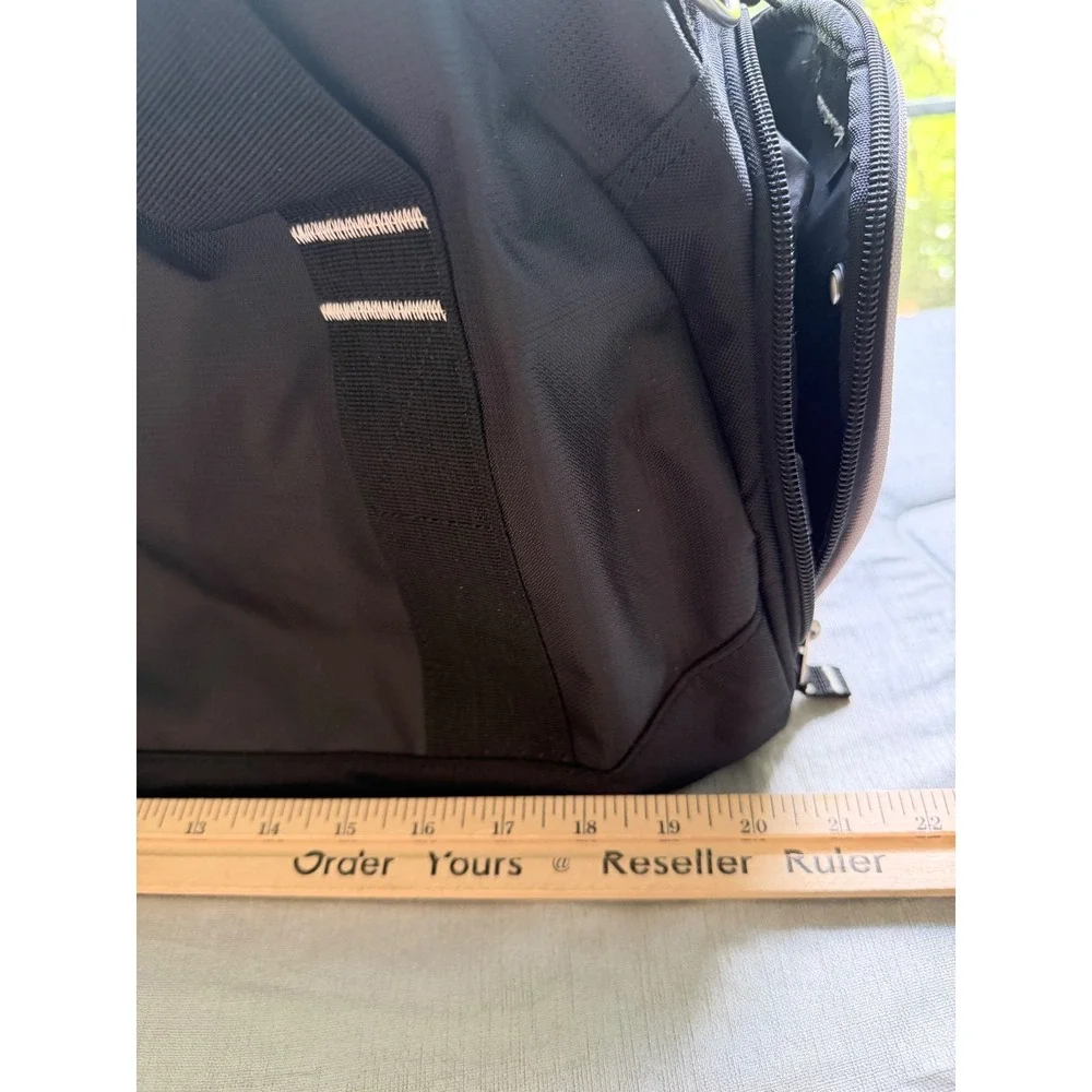Ogio Budweiser Black Duffel Bag Travel Gym Gear Bag with Shoe Pocket Ripstop